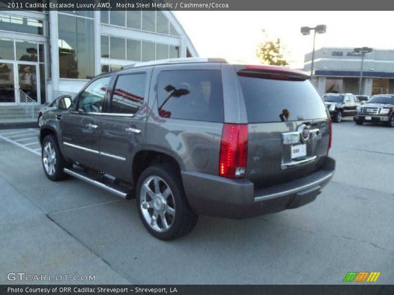 Mocha Steel Metallic / Cashmere/Cocoa 2011 Cadillac Escalade Luxury AWD