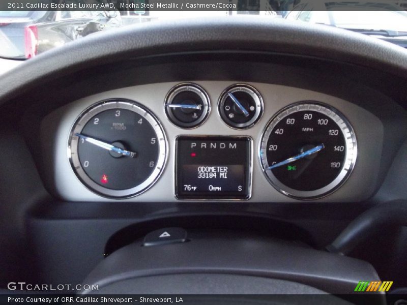 Mocha Steel Metallic / Cashmere/Cocoa 2011 Cadillac Escalade Luxury AWD