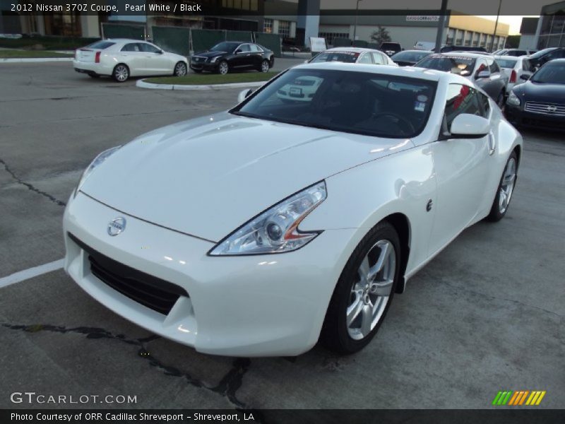 Pearl White / Black 2012 Nissan 370Z Coupe