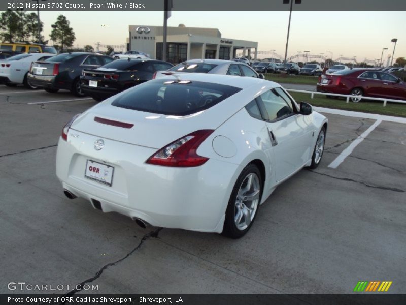 Pearl White / Black 2012 Nissan 370Z Coupe