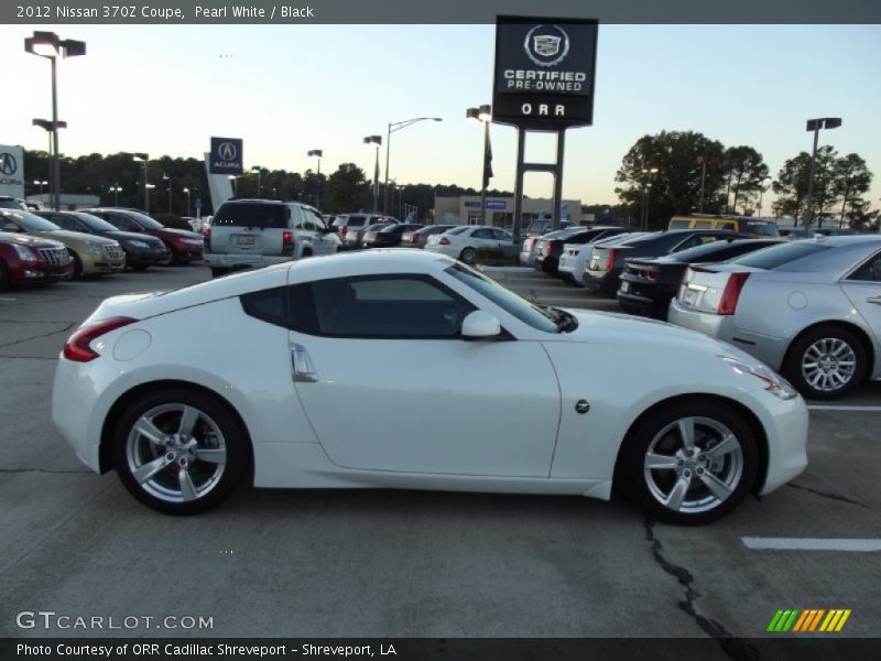 Pearl White / Black 2012 Nissan 370Z Coupe
