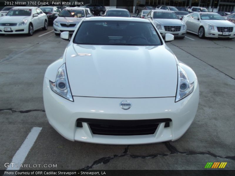 Pearl White / Black 2012 Nissan 370Z Coupe