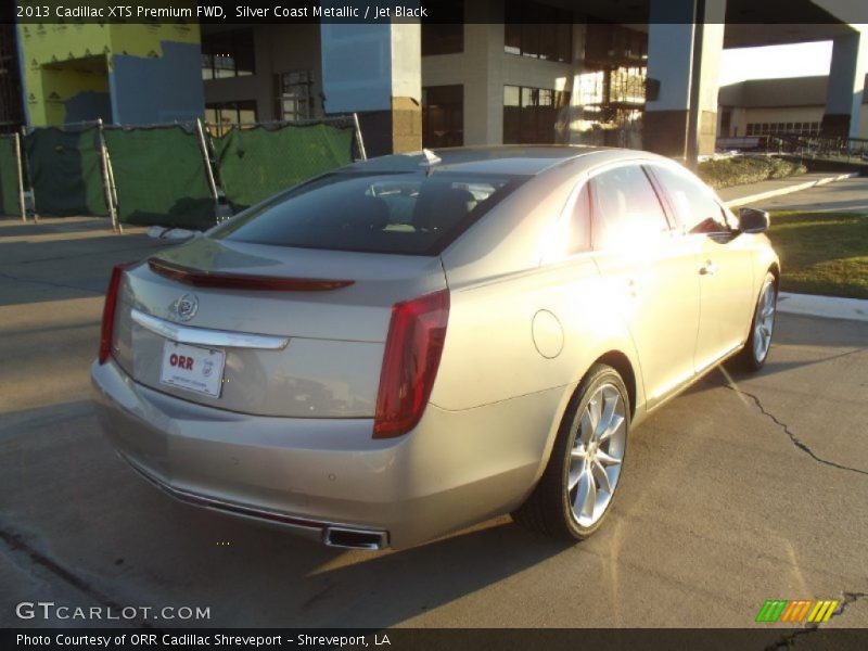 Silver Coast Metallic / Jet Black 2013 Cadillac XTS Premium FWD