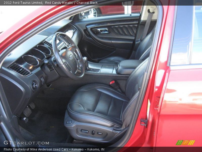 Red Candy Metallic / Charcoal Black 2012 Ford Taurus Limited