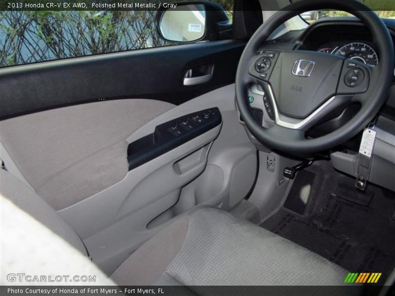 Polished Metal Metallic / Gray 2013 Honda CR-V EX AWD