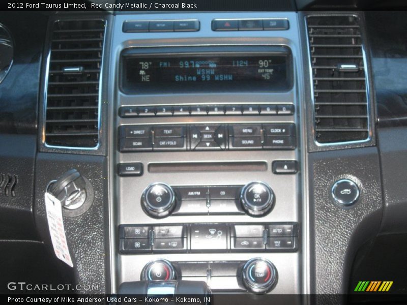 Red Candy Metallic / Charcoal Black 2012 Ford Taurus Limited