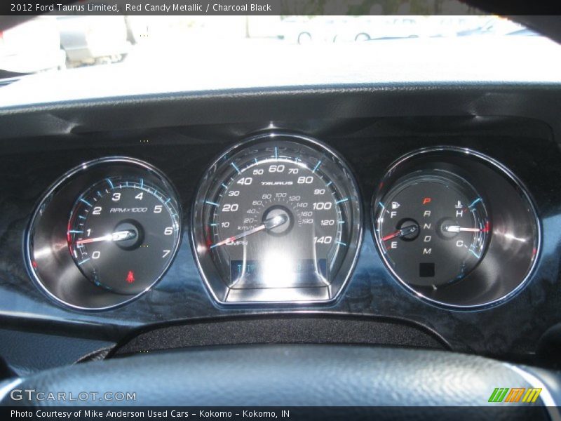 Red Candy Metallic / Charcoal Black 2012 Ford Taurus Limited
