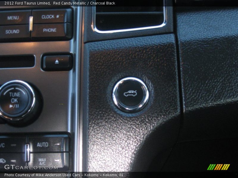 Red Candy Metallic / Charcoal Black 2012 Ford Taurus Limited
