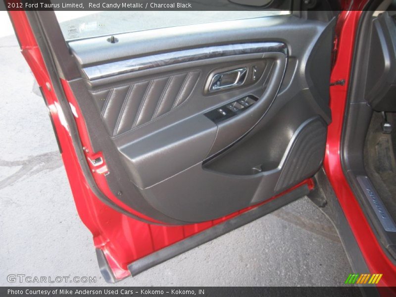 Red Candy Metallic / Charcoal Black 2012 Ford Taurus Limited