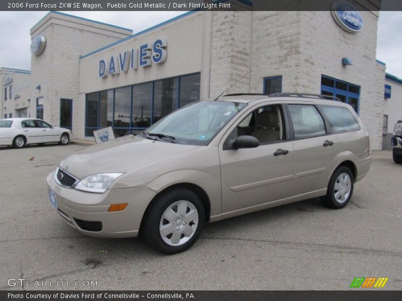 Pueblo Gold Metallic / Dark Flint/Light Flint 2006 Ford Focus ZXW SE Wagon