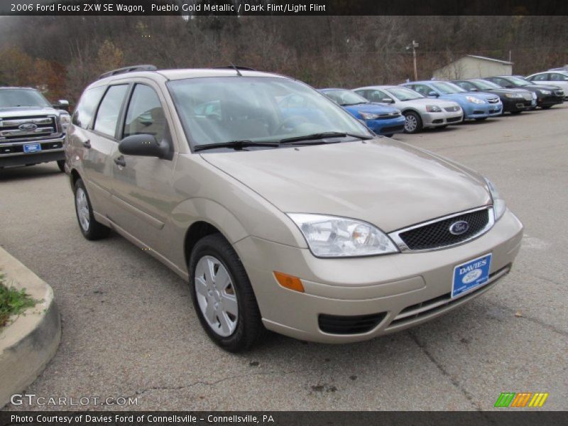 Pueblo Gold Metallic / Dark Flint/Light Flint 2006 Ford Focus ZXW SE Wagon