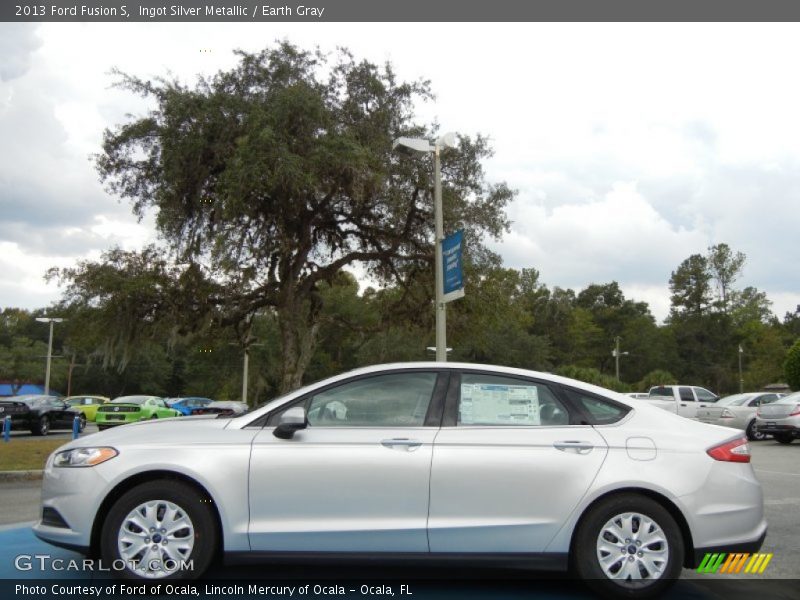  2013 Fusion S Ingot Silver Metallic