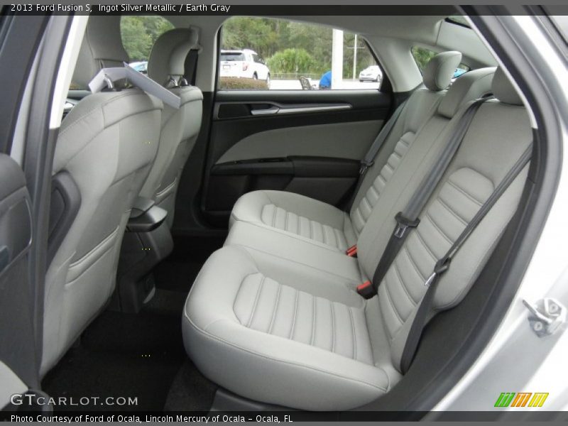 Rear Seat of 2013 Fusion S