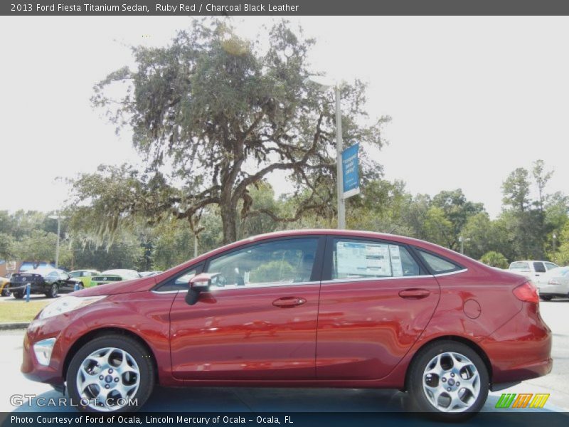  2013 Fiesta Titanium Sedan Ruby Red