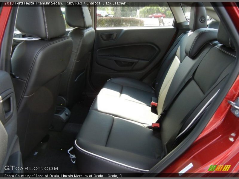 Rear Seat of 2013 Fiesta Titanium Sedan
