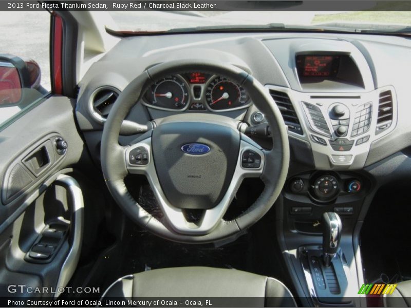 Dashboard of 2013 Fiesta Titanium Sedan