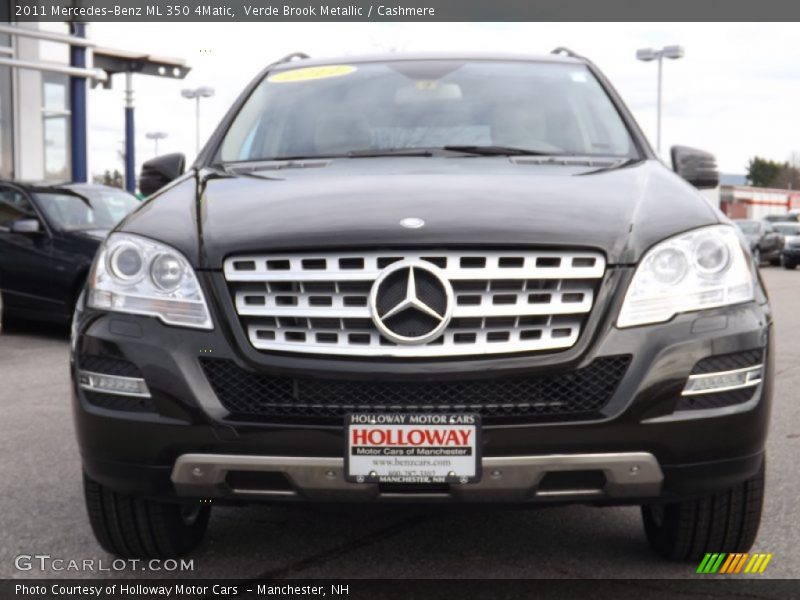 Verde Brook Metallic / Cashmere 2011 Mercedes-Benz ML 350 4Matic