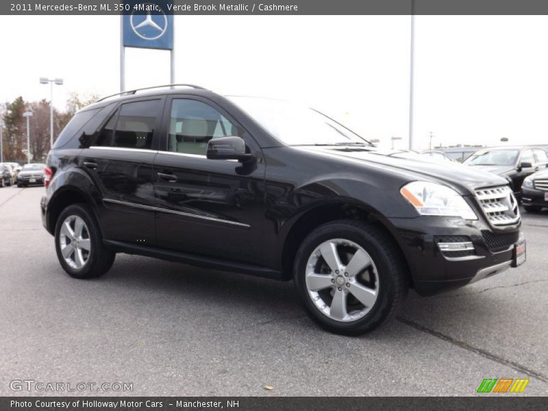 Verde Brook Metallic / Cashmere 2011 Mercedes-Benz ML 350 4Matic