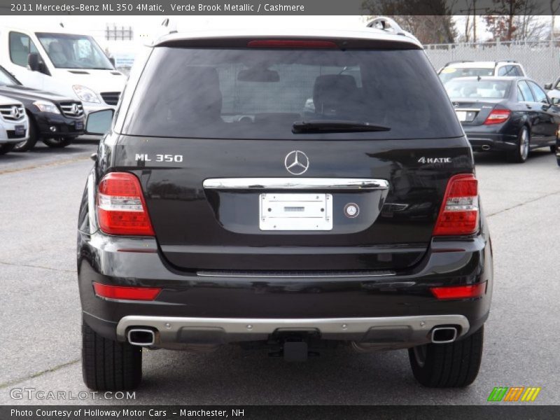 Verde Brook Metallic / Cashmere 2011 Mercedes-Benz ML 350 4Matic