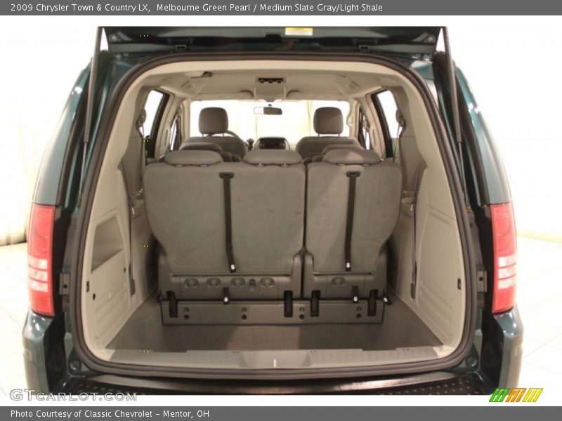 Melbourne Green Pearl / Medium Slate Gray/Light Shale 2009 Chrysler Town & Country LX