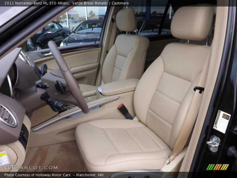 Verde Brook Metallic / Cashmere 2011 Mercedes-Benz ML 350 4Matic