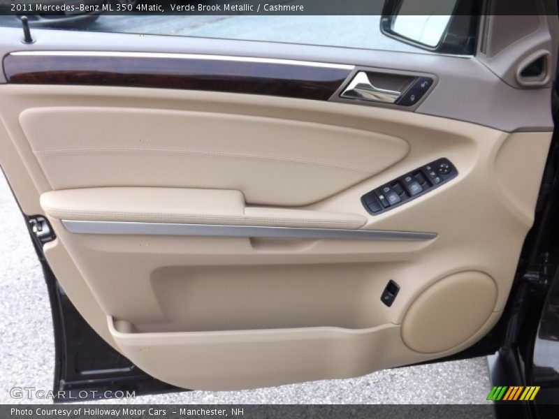 Verde Brook Metallic / Cashmere 2011 Mercedes-Benz ML 350 4Matic