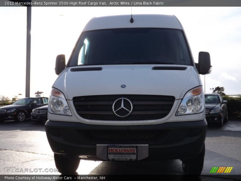 Arctic White / Lima Black Fabric 2012 Mercedes-Benz Sprinter 3500 High Roof Cargo Van