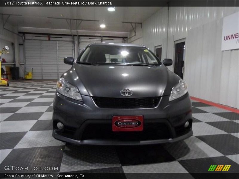 Magnetic Gray Metallic / Dark Charcoal 2012 Toyota Matrix S