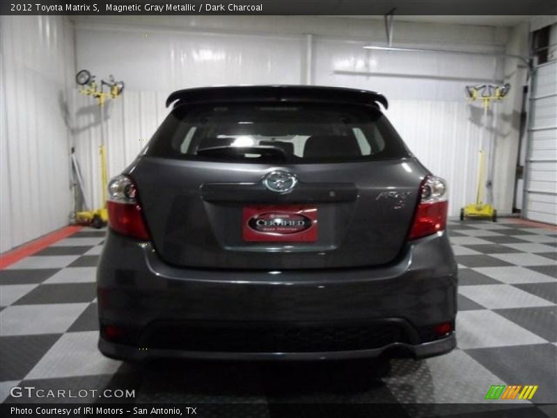 Magnetic Gray Metallic / Dark Charcoal 2012 Toyota Matrix S