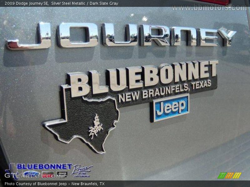 Silver Steel Metallic / Dark Slate Gray 2009 Dodge Journey SE