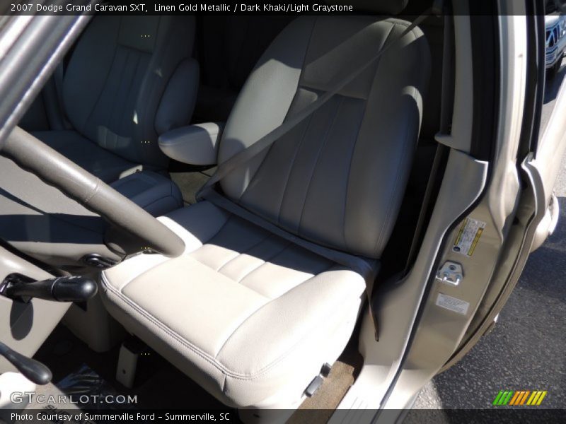 Linen Gold Metallic / Dark Khaki/Light Graystone 2007 Dodge Grand Caravan SXT