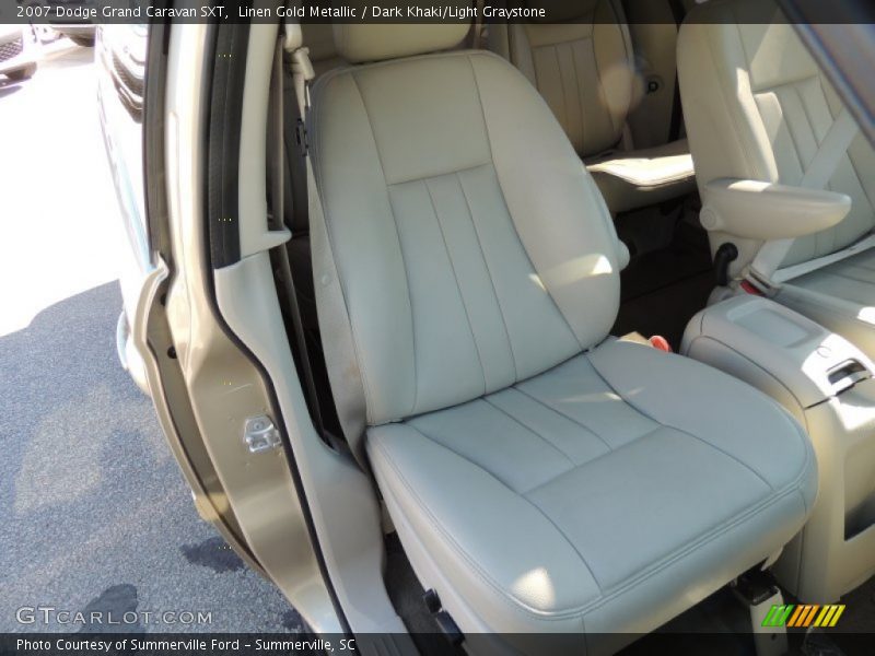 Linen Gold Metallic / Dark Khaki/Light Graystone 2007 Dodge Grand Caravan SXT