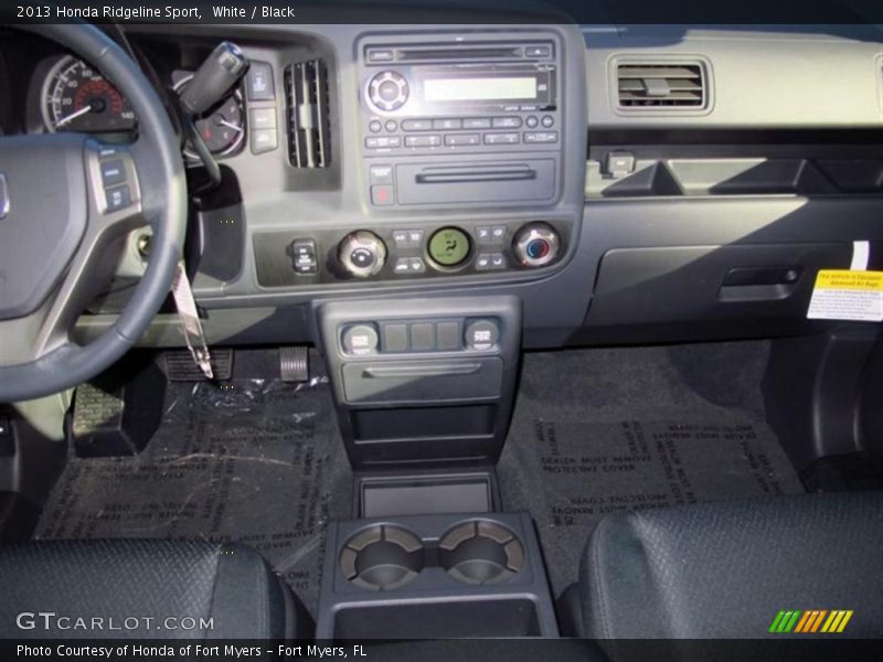 White / Black 2013 Honda Ridgeline Sport