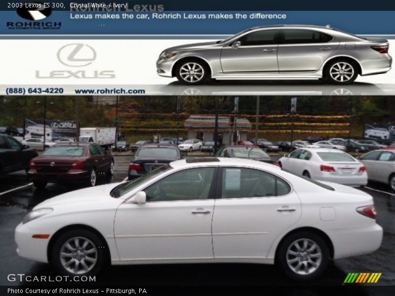 Crystal White / Ivory 2003 Lexus ES 300