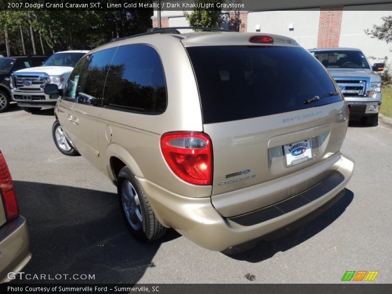 Linen Gold Metallic / Dark Khaki/Light Graystone 2007 Dodge Grand Caravan SXT