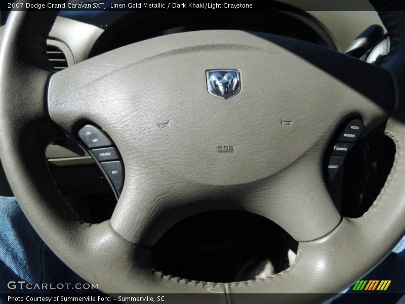 Linen Gold Metallic / Dark Khaki/Light Graystone 2007 Dodge Grand Caravan SXT