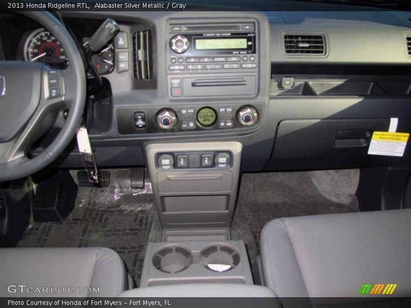 Alabaster Silver Metallic / Gray 2013 Honda Ridgeline RTL