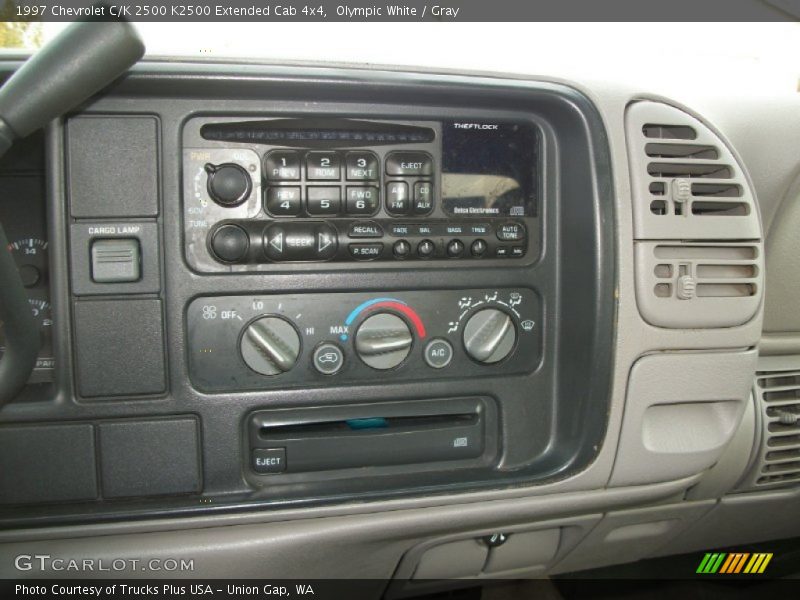 Olympic White / Gray 1997 Chevrolet C/K 2500 K2500 Extended Cab 4x4