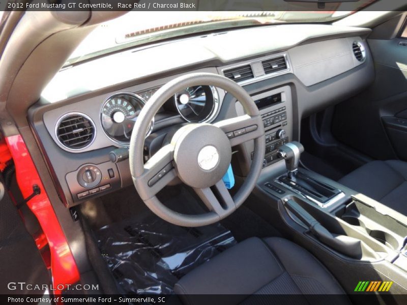 Race Red / Charcoal Black 2012 Ford Mustang GT Convertible