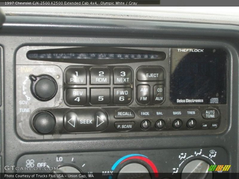 Controls of 1997 C/K 2500 K2500 Extended Cab 4x4