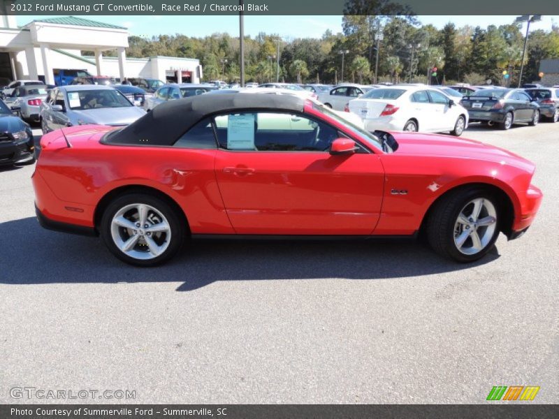 Race Red / Charcoal Black 2012 Ford Mustang GT Convertible