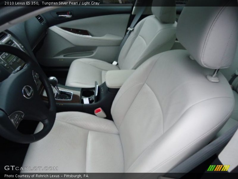 Tungsten Silver Pearl / Light Gray 2010 Lexus ES 350