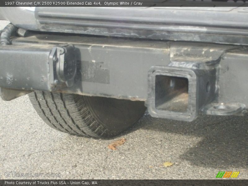 Olympic White / Gray 1997 Chevrolet C/K 2500 K2500 Extended Cab 4x4
