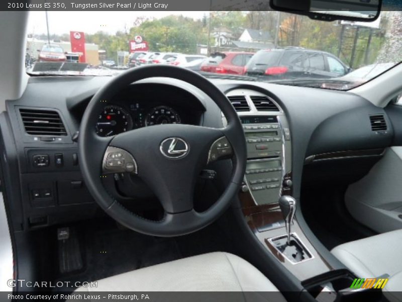 Tungsten Silver Pearl / Light Gray 2010 Lexus ES 350