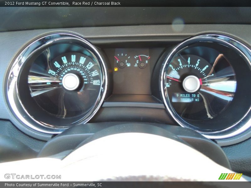 Race Red / Charcoal Black 2012 Ford Mustang GT Convertible