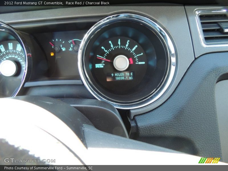 Race Red / Charcoal Black 2012 Ford Mustang GT Convertible