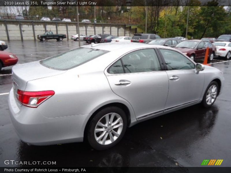 Tungsten Silver Pearl / Light Gray 2010 Lexus ES 350