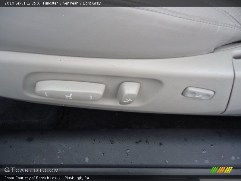 Tungsten Silver Pearl / Light Gray 2010 Lexus ES 350