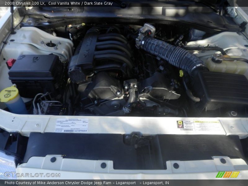 Cool Vanilla White / Dark Slate Gray 2008 Chrysler 300 LX