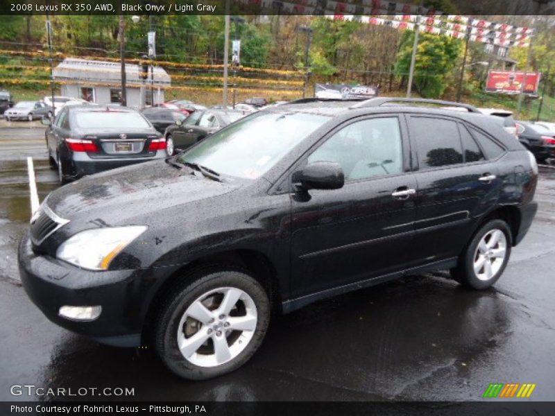 Black Onyx / Light Gray 2008 Lexus RX 350 AWD